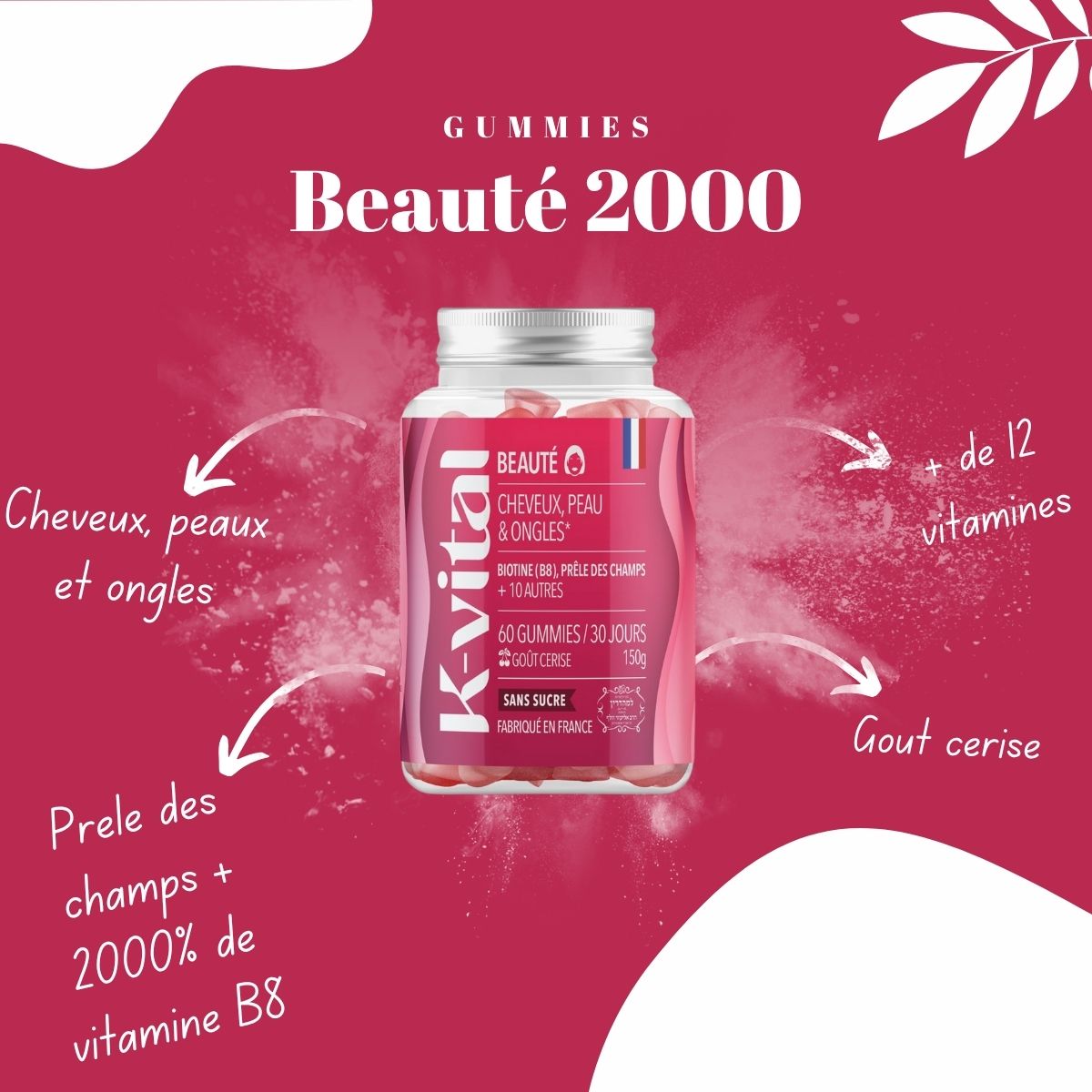 Gummies Beauté - Repousse Cheveux & Ongles